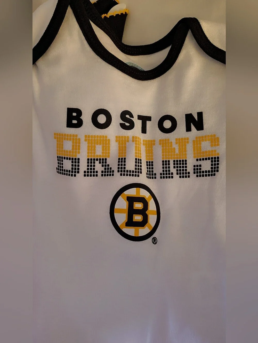 Boston Bruins 3-Piece Baby Onesies NWT 12 Months